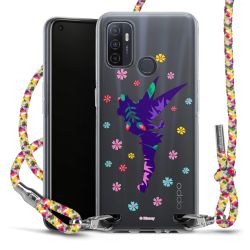 New Carry Case Transparent Stoff colourful/silber