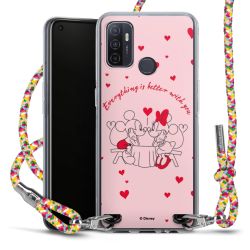 New Carry Case Transparent Stoff colourful/silber