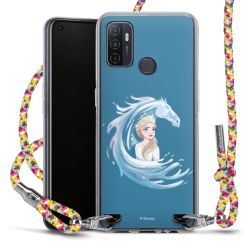 New Carry Case Transparent Stoff colourful/silber