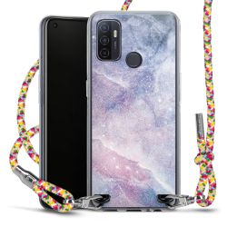 New Carry Case Transparent Stoff colourful/silber