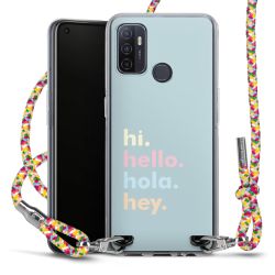 New Carry Case Transparent Stoff colourful/silber