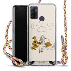 New Carry Case Transparent Stoff colourful/silber