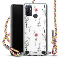 New Carry Case Transparent Stoff colourful/silber