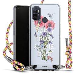 New Carry Case Transparent Stoff colourful/silber