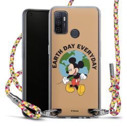 New Carry Case Transparent Stoff colourful/silber