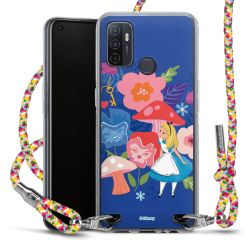 New Carry Case Transparent Stoff colourful/silber