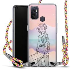 New Carry Case Transparent Stoff colourful/silber