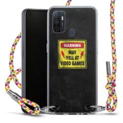 New Carry Case Transparent Stoff colourful/silber