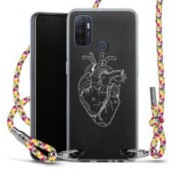 New Carry Case Transparent Stoff colourful/silber