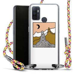 New Carry Case Transparent Stoff colourful/silber