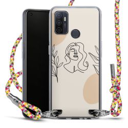 New Carry Case Transparent Stoff colourful/silber