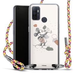 New Carry Case Transparent Stoff colourful/silber