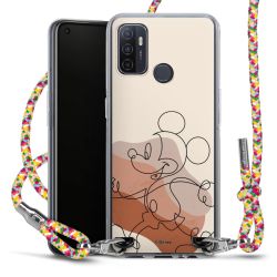 New Carry Case Transparent Stoff colourful/silber