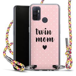 New Carry Case Transparent Stoff colourful/silber