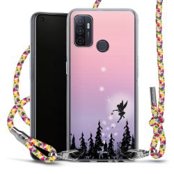 New Carry Case Transparent Stoff colourful/silber