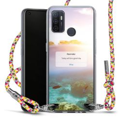 New Carry Case Transparent Stoff colourful/silber