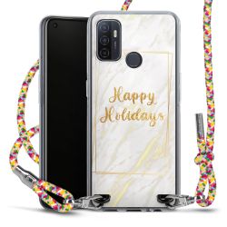 New Carry Case Transparent Stoff colourful/silber