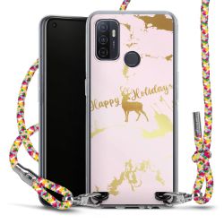 New Carry Case Transparent Stoff colourful/silber