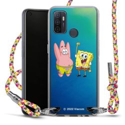 New Carry Case Transparent Stoff colourful/silber