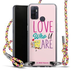 New Carry Case Transparent Stoff colourful/silber