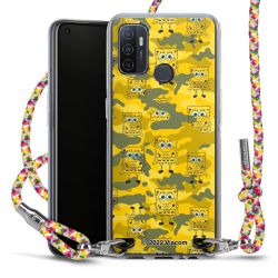 New Carry Case Transparent Stoff colourful/silber