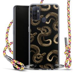 New Carry Case Transparent Stoff colourful/silber