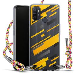 New Carry Case Transparent Stoff colourful/silber