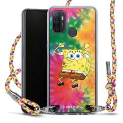 New Carry Case Transparent Stoff colourful/silber