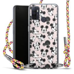 New Carry Case Transparent Stoff colourful/silber