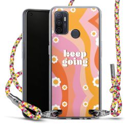 New Carry Case Transparent Stoff colourful/silber