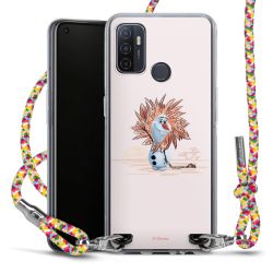 New Carry Case Transparent Stoff colourful/silber