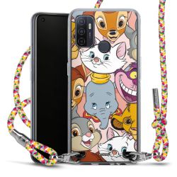 New Carry Case Transparent Stoff colourful/silber