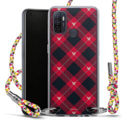 New Carry Case Transparent Stoff colourful/silber