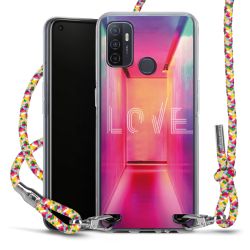 New Carry Case Transparent Stoff colourful/silber