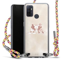 New Carry Case Transparent Stoff colourful/silber