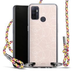 New Carry Case Transparent Stoff colourful/silber