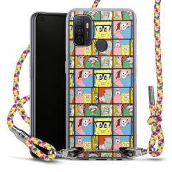 New Carry Case Transparent Stoff colourful/silber