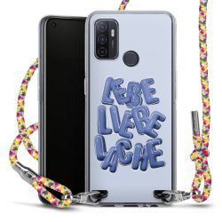 New Carry Case Transparent Stoff colourful/silber