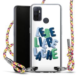 New Carry Case Transparent Stoff colourful/silber