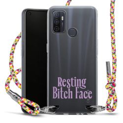 New Carry Case Transparent Stoff colourful/silber