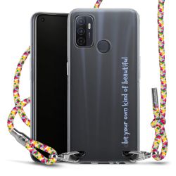 New Carry Case Transparent Stoff colourful/silber