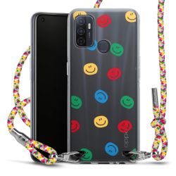 New Carry Case Transparent Stoff colourful/silber