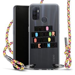 New Carry Case Transparent Stoff colourful/silber