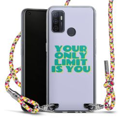 New Carry Case Transparent Stoff colourful/silber