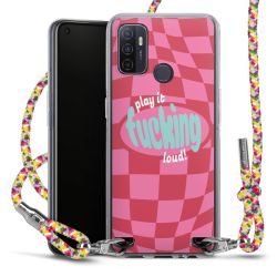 New Carry Case Transparent Stoff colourful/silber