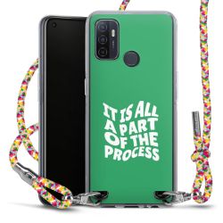 New Carry Case Transparent Stoff colourful/silber