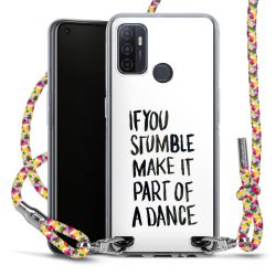 New Carry Case Transparent Stoff colourful/silber