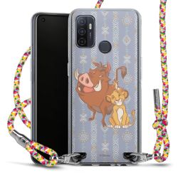 New Carry Case Transparent Stoff colourful/silber