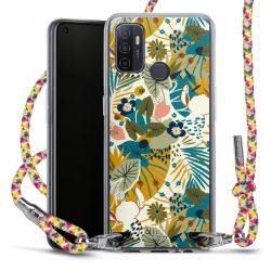 New Carry Case Transparent Stoff colourful/silber