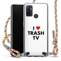 New Carry Case Transparent Stoff colourful/silber